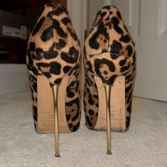 Pony hair Brian Atwood ankle bootie - Picture 5 of 8